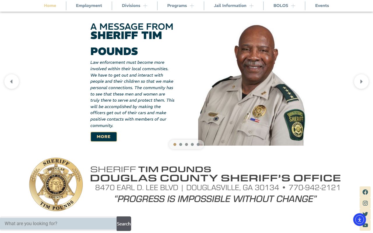 Douglas County Sheriff's Office website