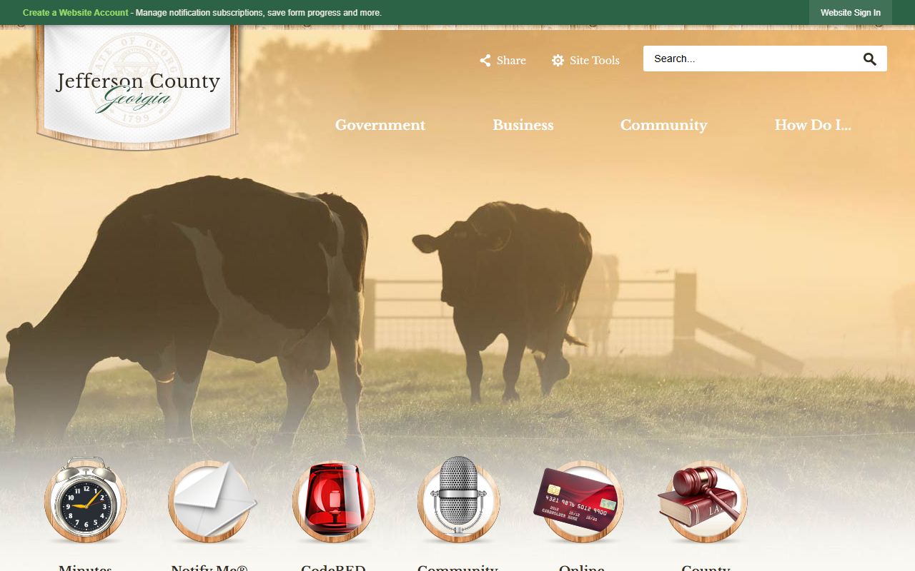 Jefferson County Sheriff's Office homepage for recent bookings