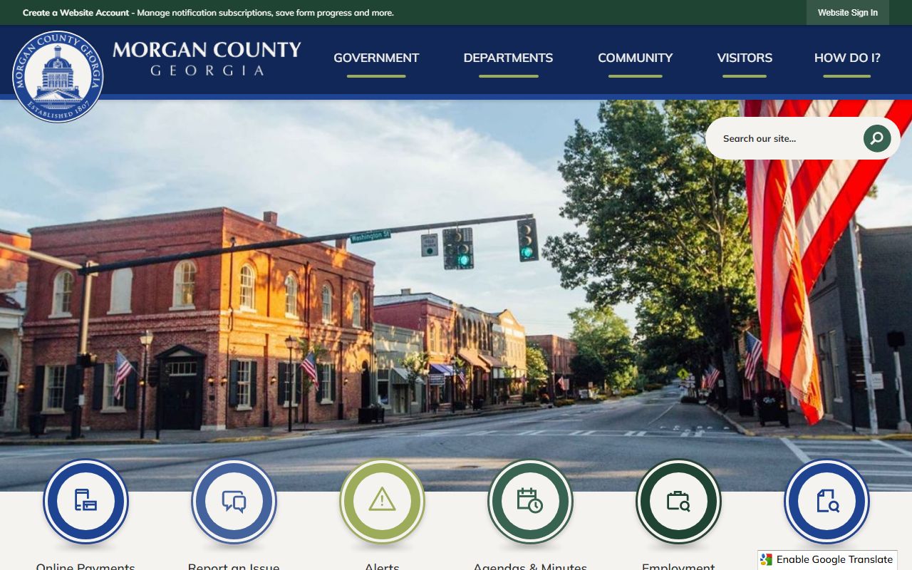 Morgan County Sheriff's Office website for recent bookings and inmate records