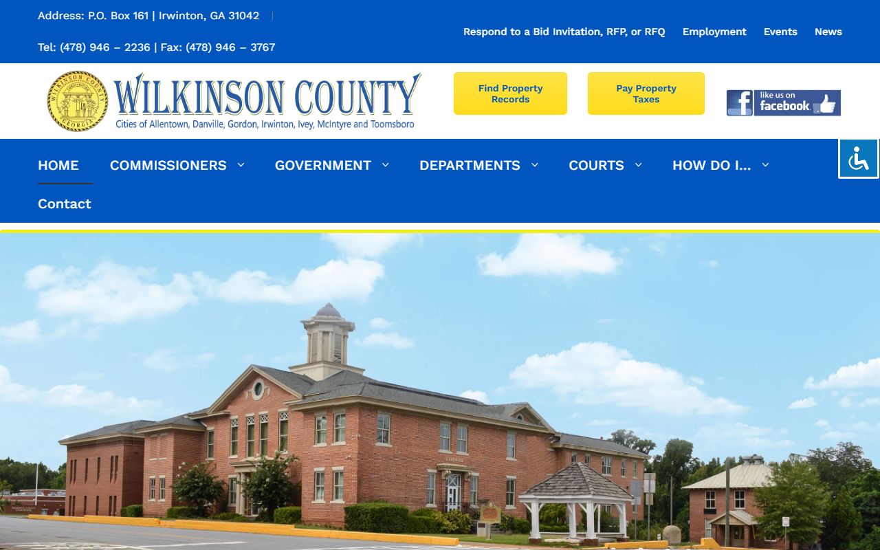 Wilkinson County Sheriff's Office website for recent bookings and arrest records