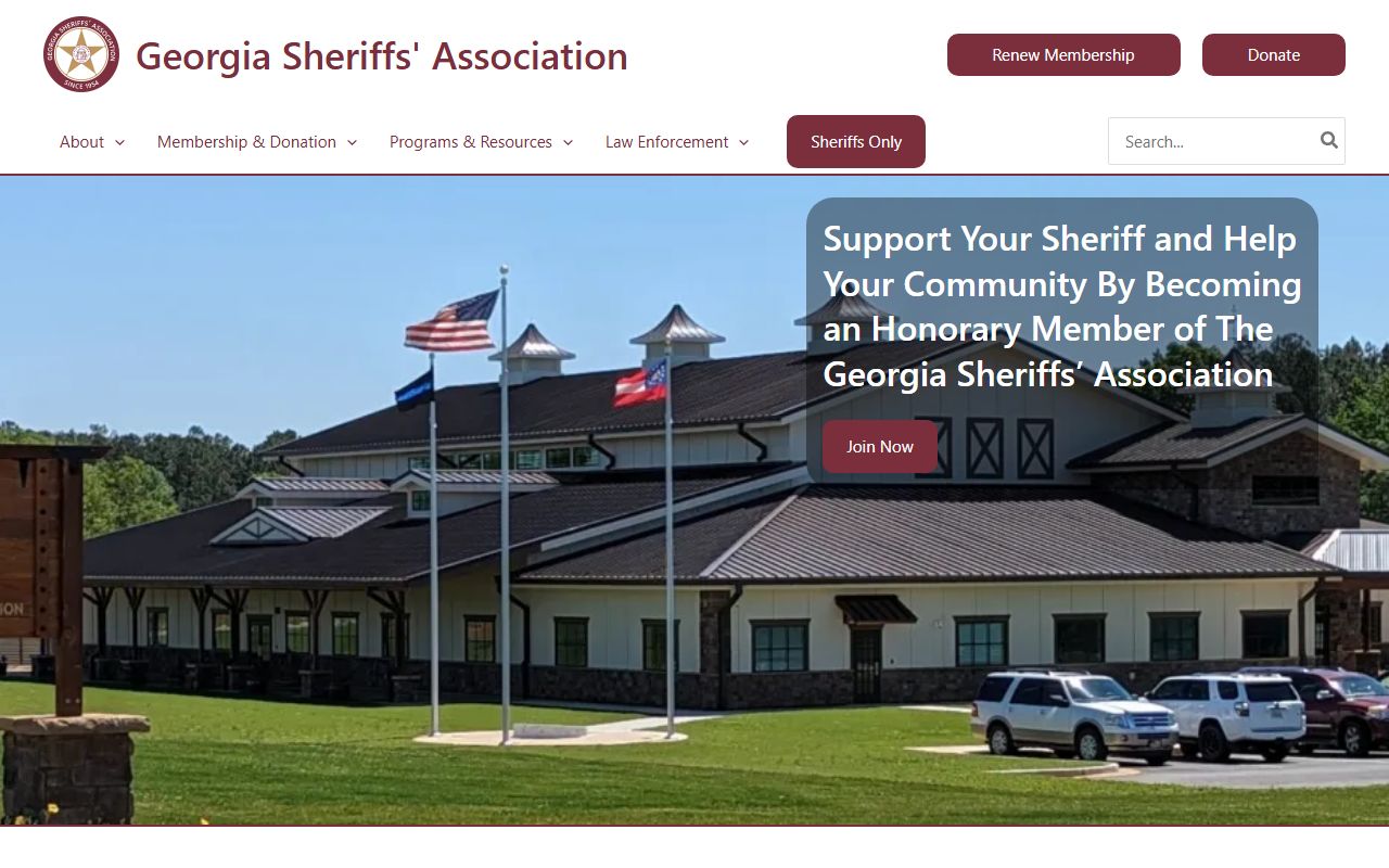 Georgia Sheriffs Association directory for county contacts